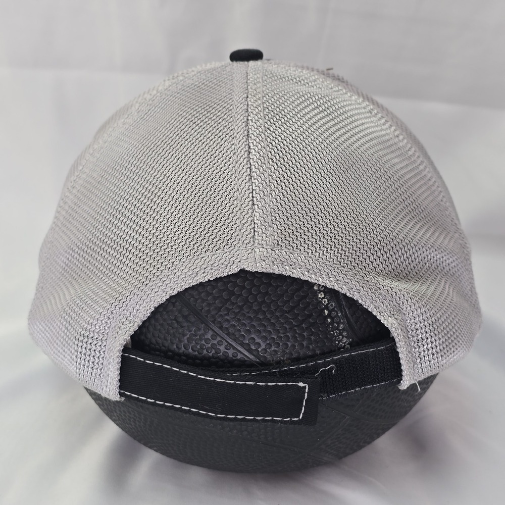 Peterbilt Strapback Trucker Hat Black White Mesh-Back Cap BDA Embroidered Patch - Picture 3 of 4